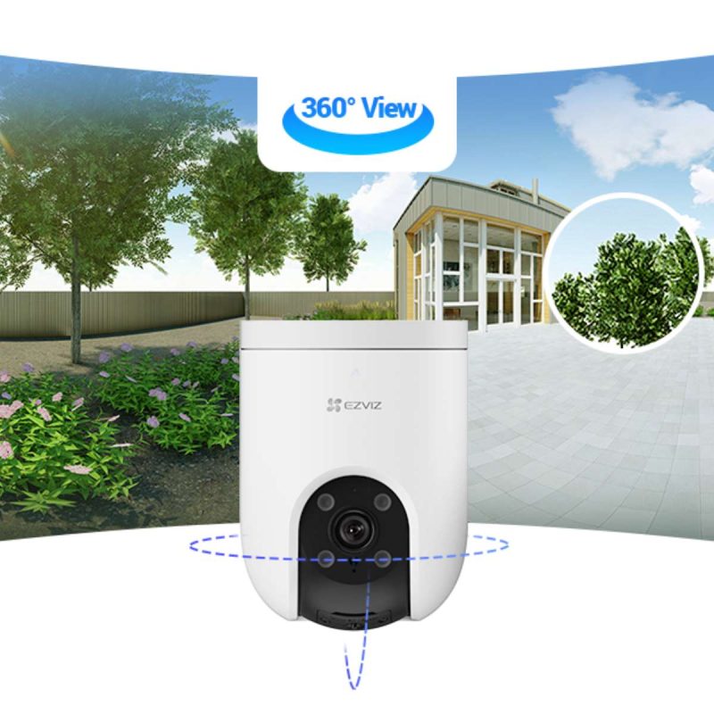 Camera wifi xoay 360 ngoài trời EZVIZ H8C Pro 5MP 